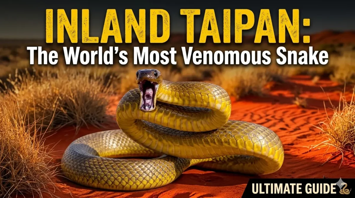 Inland Taipan-the most venomous snake in the world