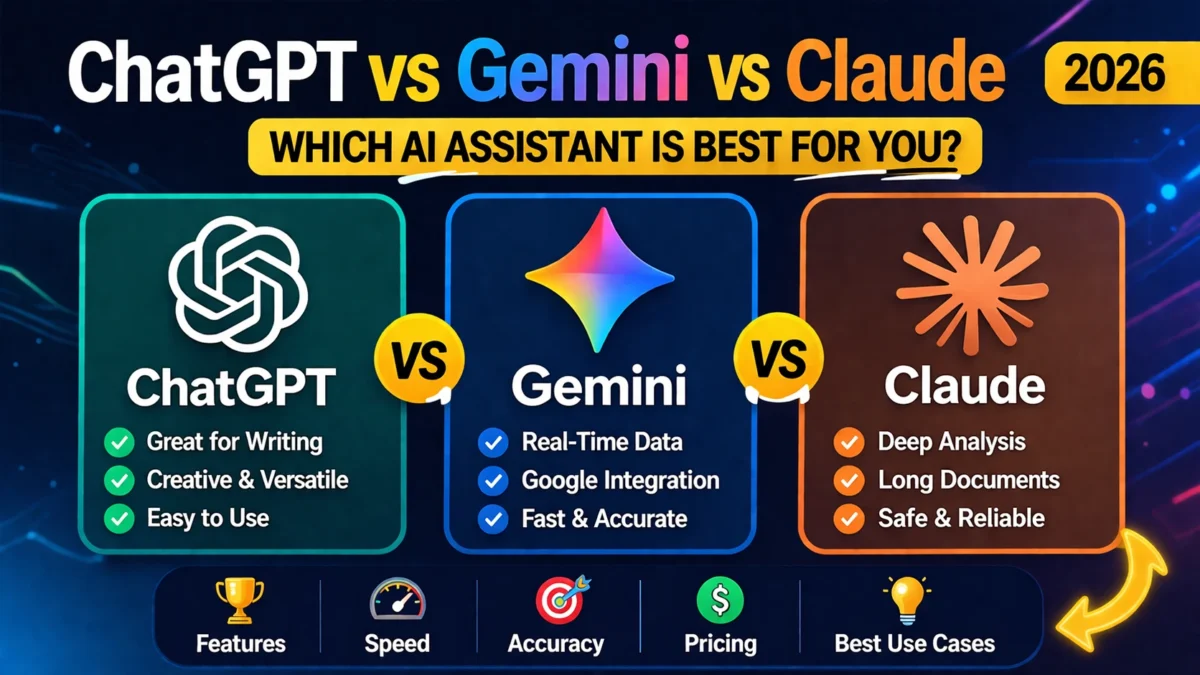 ChatGPT vs Gemini vs Claude