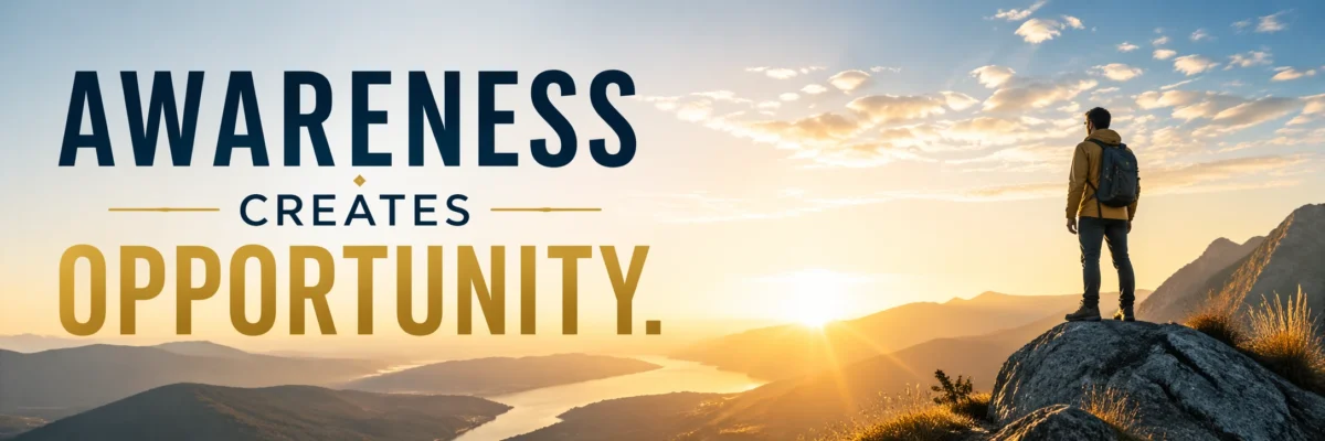 Awareness Creates Opportunities