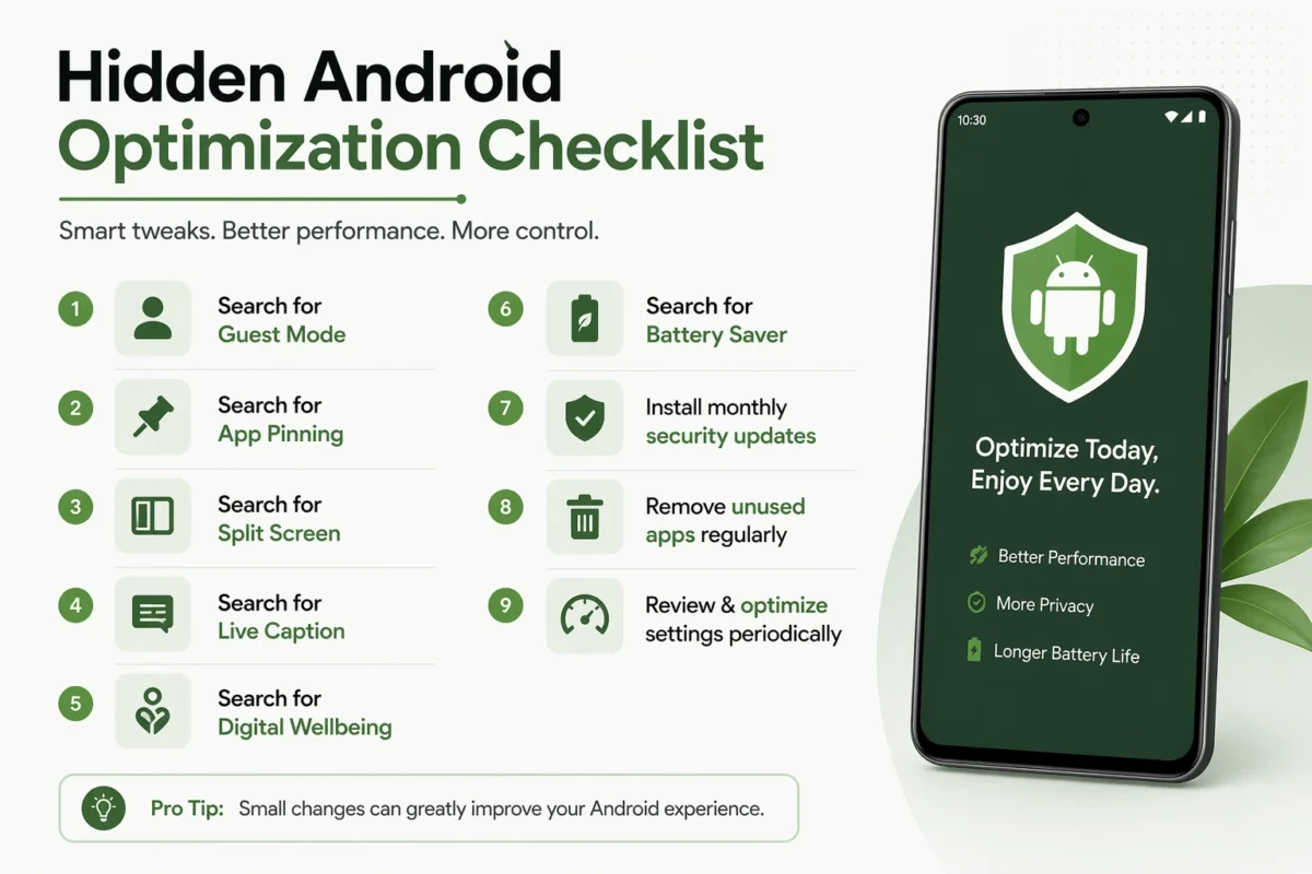 Hidden Android Optimization Checklist