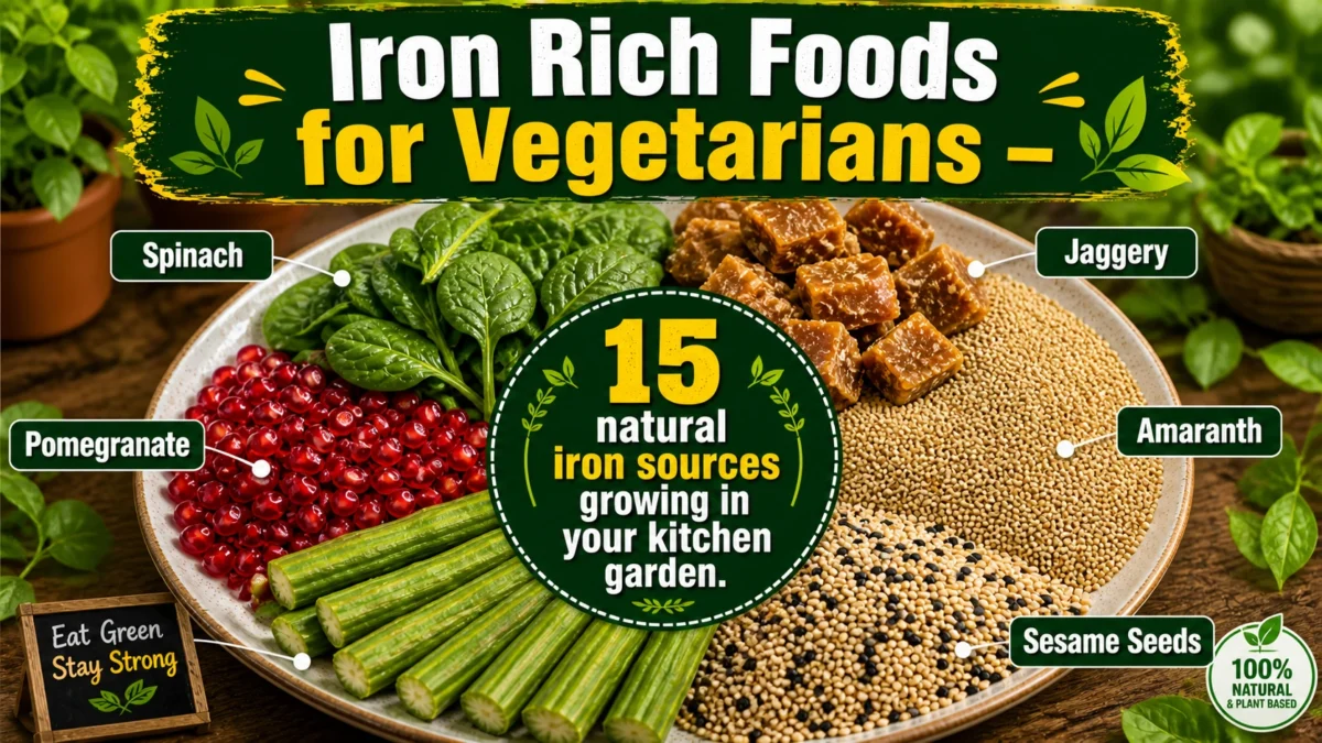 Iron Rich Foods for Vegetarians