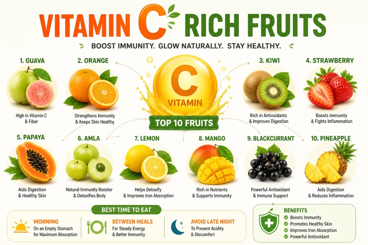 vitamin c rich fruits